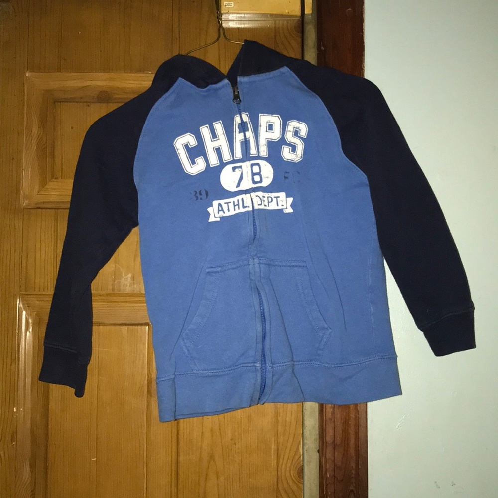 Boys CHAPS Ralph Lauren Hoodie Sweatshirt 5/6